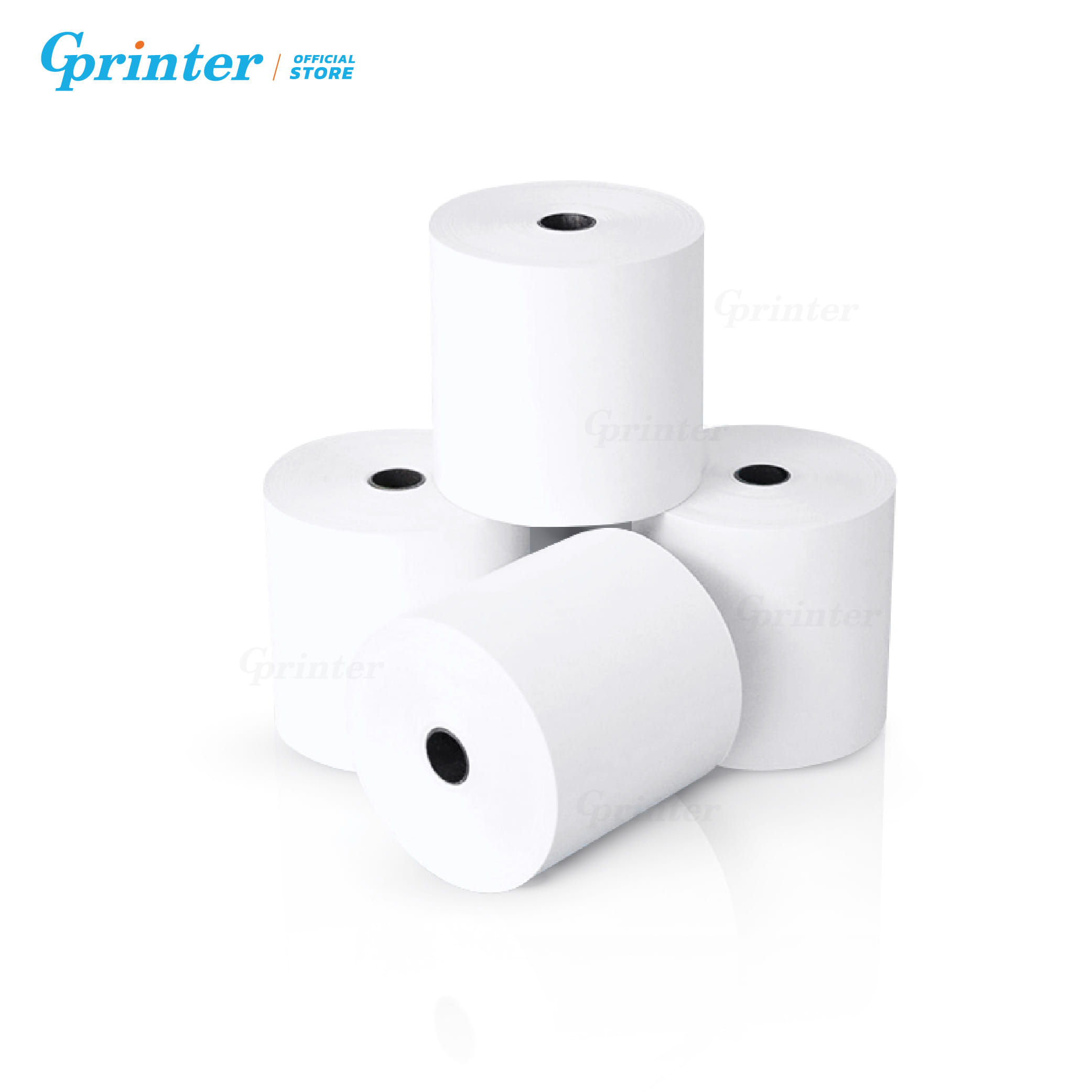 กระดาษความร้อน GPRINTER 80X80MM หนา 55แกรม 30ม้วน